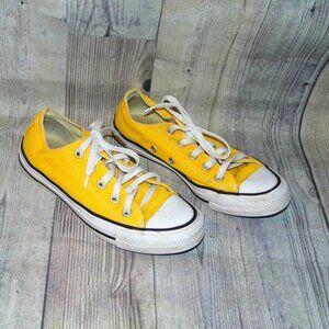 CONVERSE Chuck Taylor All Star OX Yellow Sneakers Womens Size 6